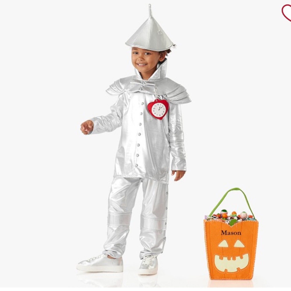 Pottery Barn Kids Tin Man Wizard of Oz costume 3T